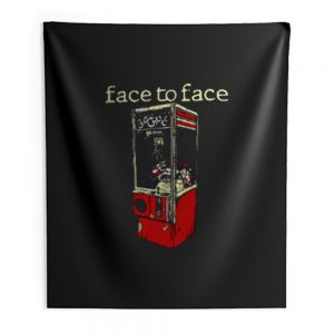 face to face bigchoice black gildan Indoor Wall Tapestry