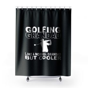 golf grandad Shower Curtains