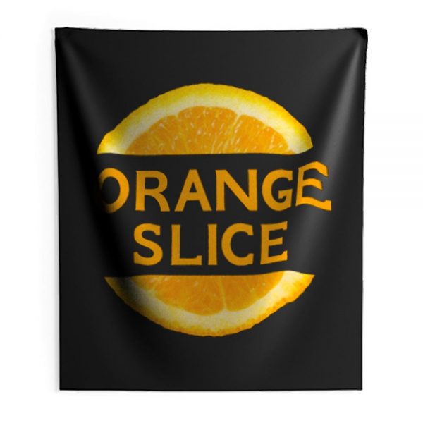 orange slice Indoor Wall Tapestry