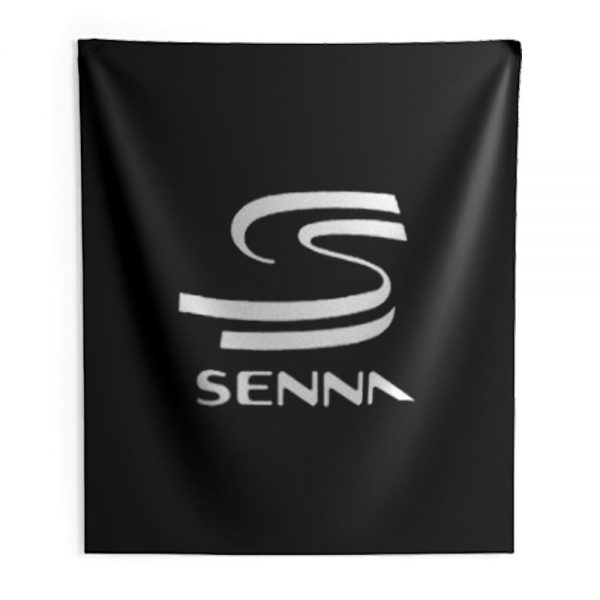 senna f1 racing Indoor Wall Tapestry