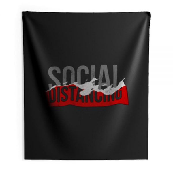 social distance Indoor Wall Tapestry