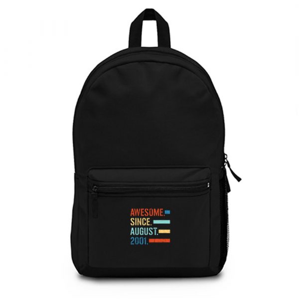 Awesome Since August 2001 Backpack Bag