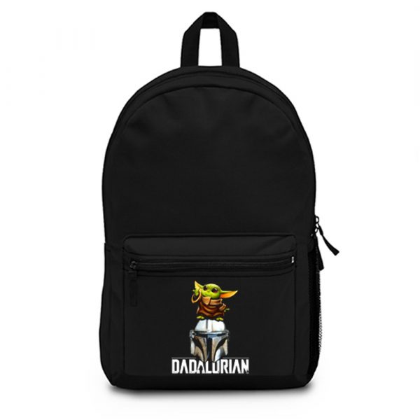 Baby Yoda Dadalorian Funny Star Wars Backpack Bag