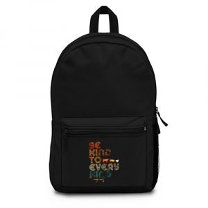 Be Kind To Every Kind Vegan Retro Backpack Bag