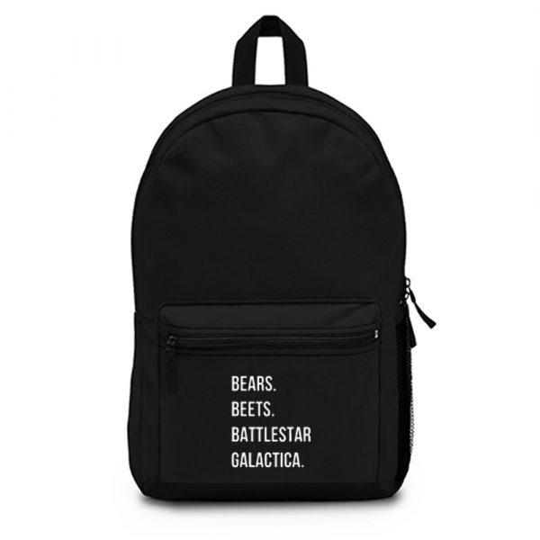 Bears Beets Battlestar Galactica Backpack Bag