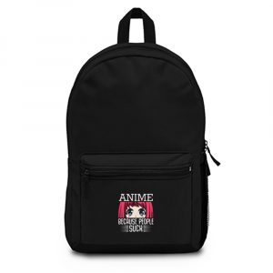 Because People Suck Anime Cute Kawaii Backpack Bag