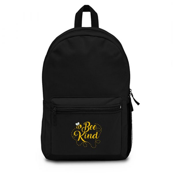 Bee Kind Funny Backpack Bag