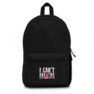 Black Lives Matter I Cant Breathe Footprints Backpack Bag