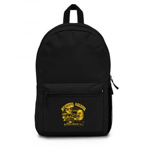 Boothill Saloon Biker Rally Single Stitch Pocket Backpack Bag