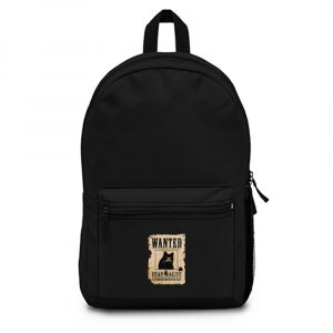 Cat Wanted Dead Or Alive Backpack Bag
