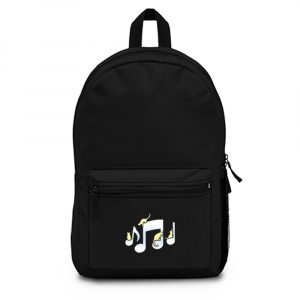 Cats Playing On Musical Notes Backpack Bag
