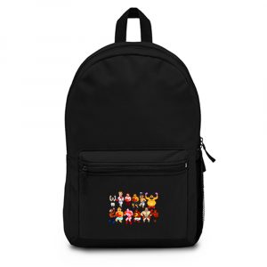 Classic Nes Nintendo 8bit Mike Tyson Punchout Characters Backpack Bag
