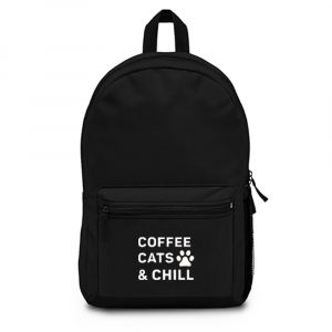 Coffee Cats And Chill Backpack Bag