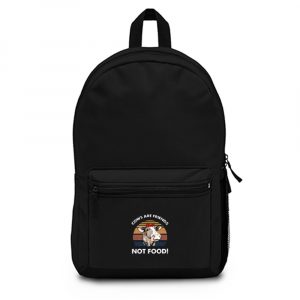 Cows Are Friends Not Food Backpack Bag
