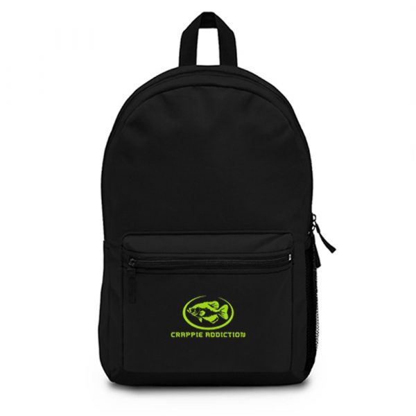 Crappie Addiction Funny Fishing Backpack Bag