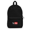 Customized YouTube Channel URL Backpack Bag