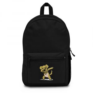 Dabbing Golden Retriever Backpack Bag