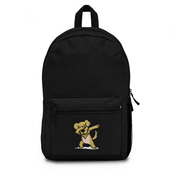 Dabbing Golden Retriever Backpack Bag