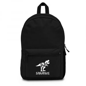 Dads Papasaurus Dinosaur Birthday Backpack Bag
