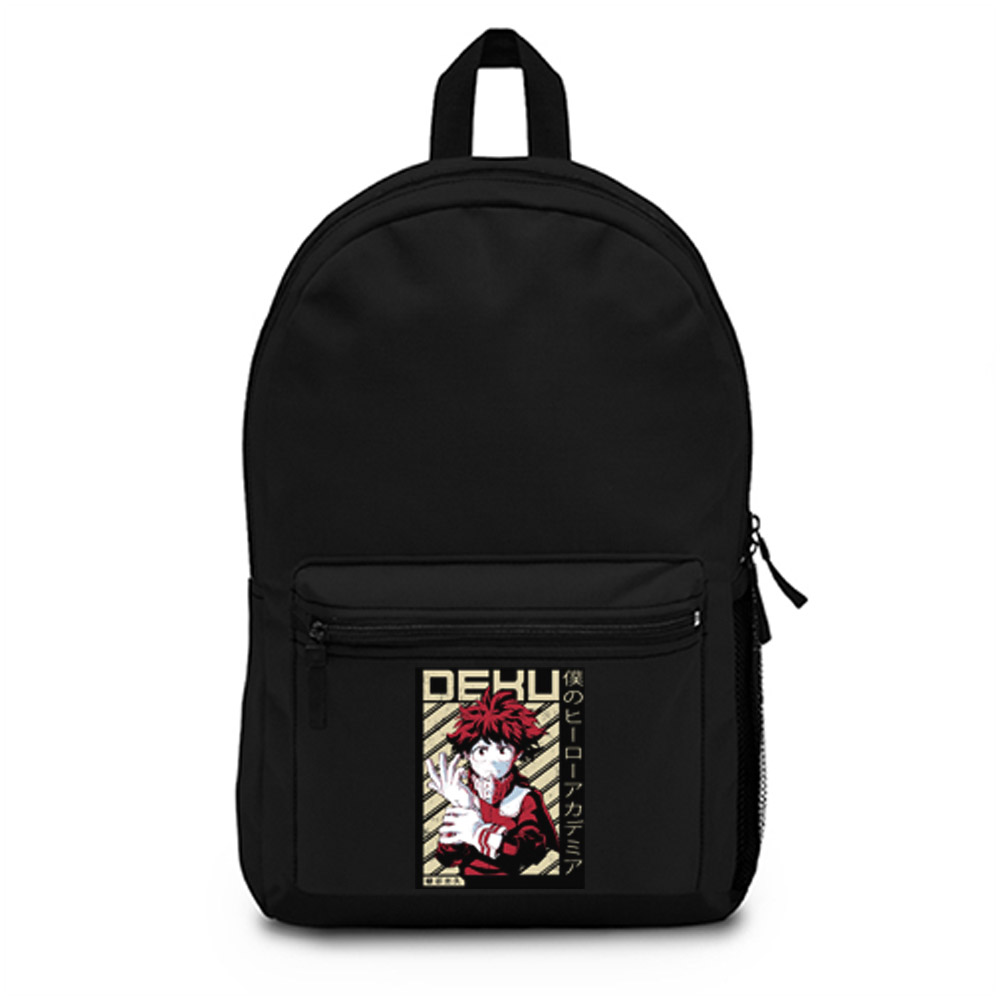 Deku Diagonal My Hero Academia Backpack Bag - posterpict.com
