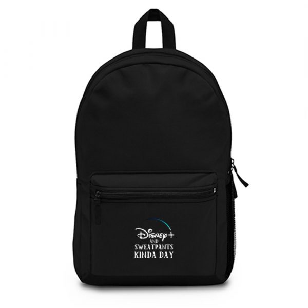 Disney Plus and Sweatpants Funny Backpack Bag