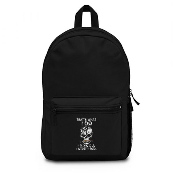 Drink And Shoot Backpack Bag