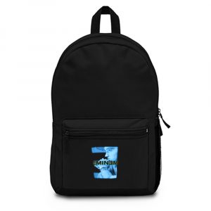 Eminem Blue Photo Poster Vintage Backpack Bag