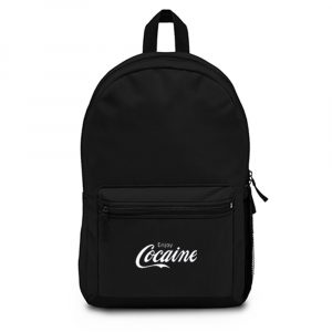 Enjoy Cocaine Funny Humor Parody Backpack Bag