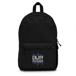 Enjoy Dividend Money Stocks Investor Backpack Bag