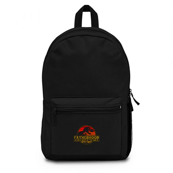 Fatherhood Jurassic Park Backpack Bag