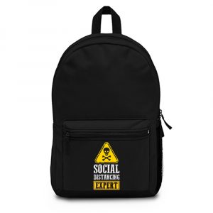 Funny Social Distancing Expert Backpack Bag