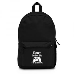 Gaming Hoody Boys Girls Kids Childs Dont Bother Me Im Gaming Backpack Bag