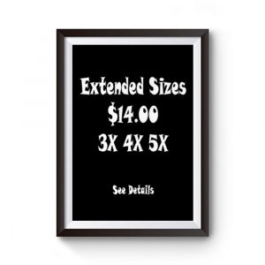3X 4X or 5X Choose any design from our catalog Premium Matte Poster