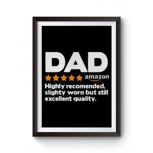 5 STAR DAD Great Quality Daddy Premium Matte Poster