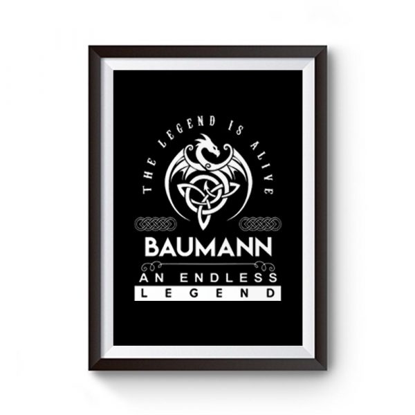 Baumann Name Premium Matte Poster