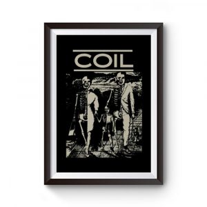 COIL UNNATURAL HISTORY BLACK Premium Matte Poster