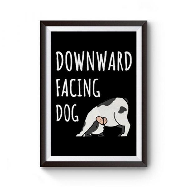 Downward Facing Dog Premium Matte Poster