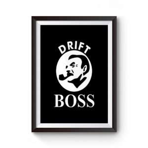 Drift Boss Logo Premium Matte Poster