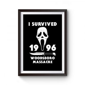 I survived woodsboro massacre Premium Matte Poster