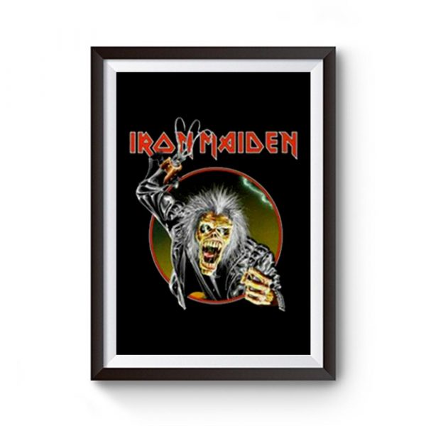 Iron Maiden Eddie Metal Hook Band Premium Matte Poster