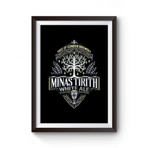 Minas Tirith White Ale Premium Matte Poster