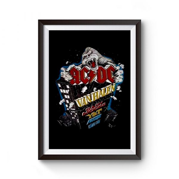 Monsters Of Rock Donington Park UK 1984 Vintage Premium Matte Poster