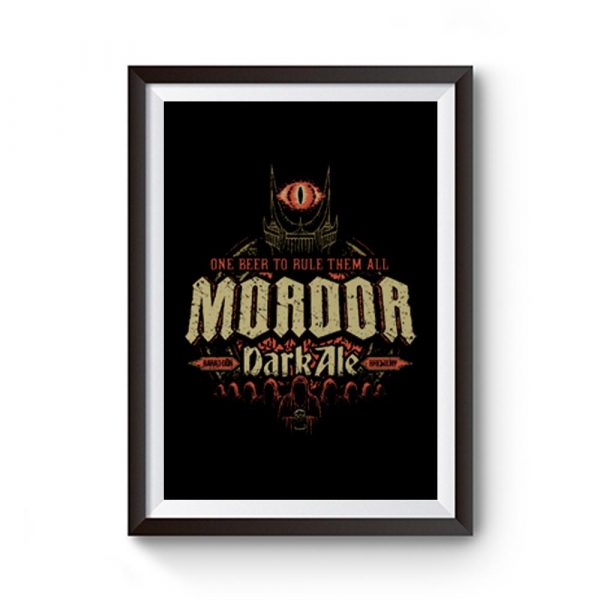 Mordor Dark Ale Premium Matte Poster