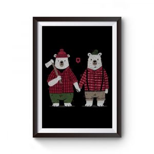 My bear valentine Premium Matte Poster