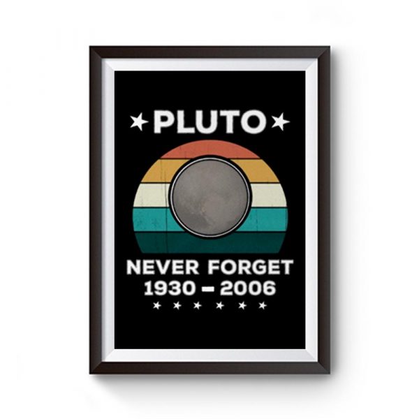 Never Forget Pluto Premium Matte Poster