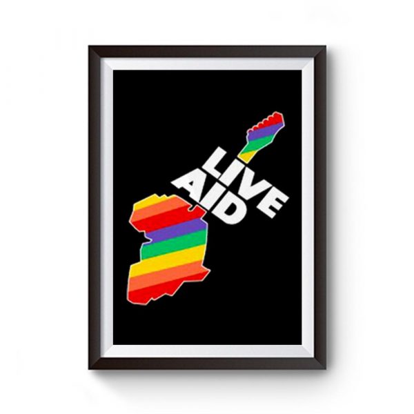 New Live Aid Band Aid 1985 Premium Matte Poster