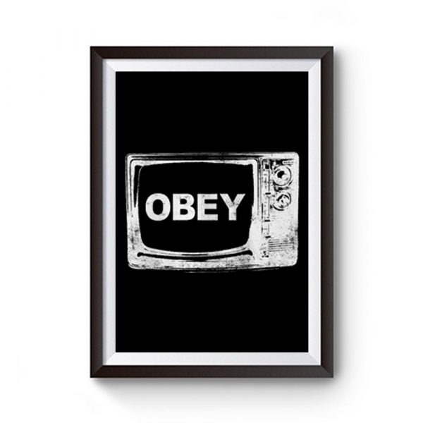 Obey TV Television Premium Matte Poster
