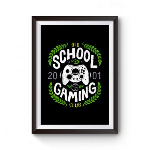 Old School Gaming Club Premium Matte Poster