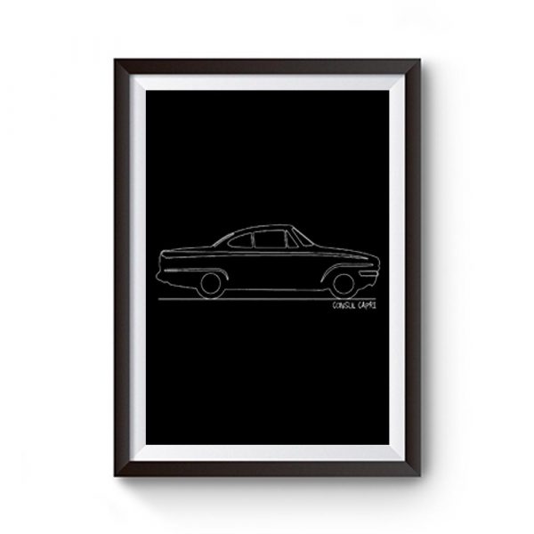 Original Sketch classic car Premium Matte Poster