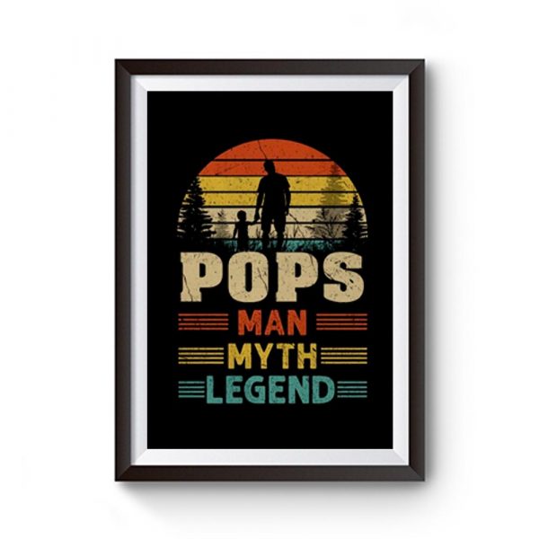 POPS Sunset Man Myth Legend Mens Premium Matte Poster